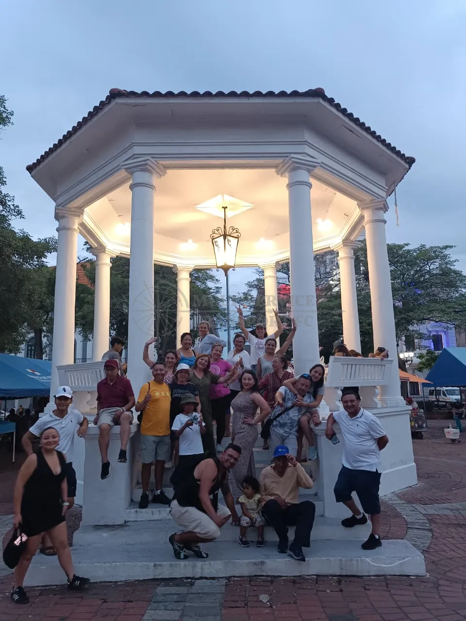 Vista del Casco Antiguo de Panamá con sus edificios históricos.